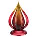 Blaze Table Lantern - Red - 7.5''x6''x11.75''