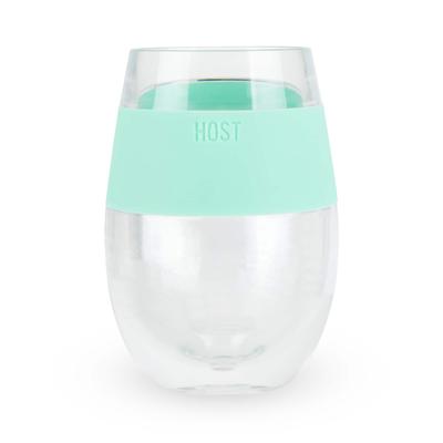 Wine FREEZE Cooling Cup in Mint (1 pack) by HOST - 4.75" x 3"