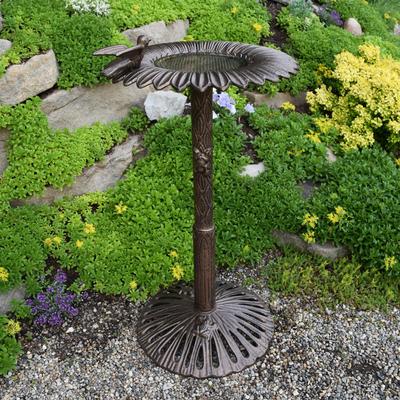 Premium Sunflower Bird Bath