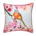 Edie At Home Reversible Birds Indoor/Outdoor Decorative Throw Pillow