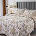 S&S Floral Bedspread Set