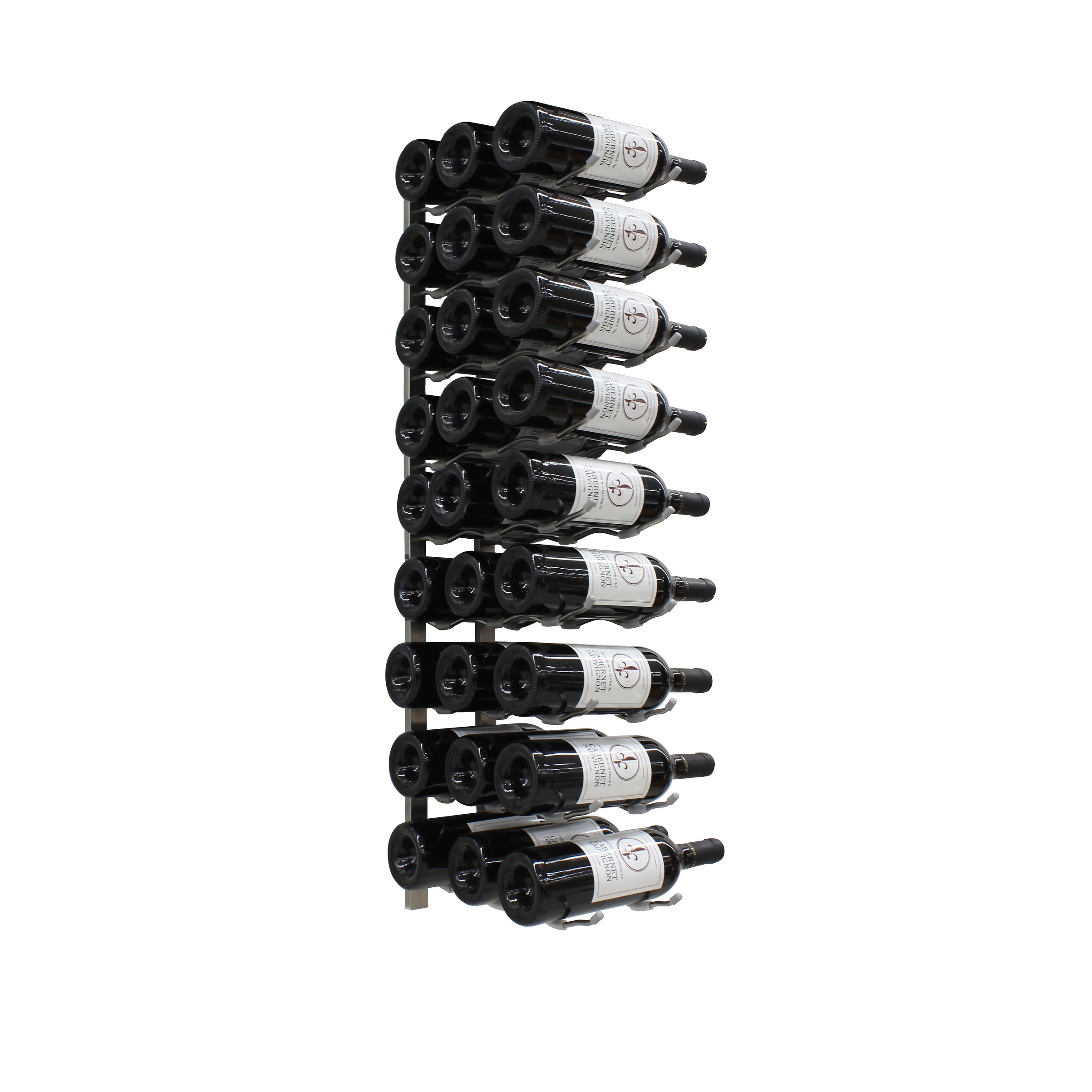 Epicureanist 27-Bottle Metal Wine Rack