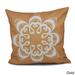 Ikat Mandala Geometric 18 x 18-inch Outdoor Pillow