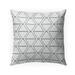 ISOSCELES BLACK AND WHITE Indoor|Outdoor Pillow By Kavka Designs - 18X18