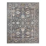 Gertmenian Astris Banha Traditional Floral Wide Border Charcoal/Taupe/Beige Area Rug