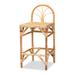 Seville Modern and Contemporary Natural Finished Rattan Counter Stool