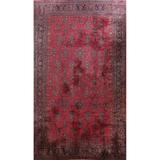 Manchester Wool Antique Vegetable Dye Kashan Persian Area Rug Handmade - 11'7" x 19'9"