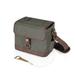 Beer Caddy Cooler Tote with Opener, (Khaki Green with Brown Accents)