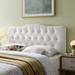 Carson Carrington Labbetorp Twin Diamond Tufted Velvet Headboard