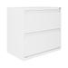 Hirsh 30 Inch Wide 2 Drawer Lateral 101 File Cabinet, White