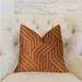 Plutus Twin Overpass Orange Luxury Decorative Throw Pillow