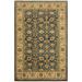 Istanbul Gilbert Teal/Ivory Turkish Hand-Knotted Rug -4'2 x 5'11 - 4 ft. 2 in. x 5 ft. 11 in. - 4 ft. 2 in. x 5 ft. 11 in.