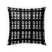 TRIBAL TRIANGLES BLACK Indoor|Outdoor Pillow By Kavka Designs - 18X18