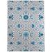 SUZANI in TILES TEAL Area Rug by Kavka Designs