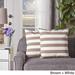 Megumi Striped Pillow (Set of 2) by Christopher Knight Home