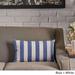 Megumi Rectangle Striped Pillow by Christopher Knight Home
