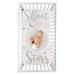 Sweet Jojo Designs Star and Moon Girl Photo Op Fitted Crib Sheet - Blush Pink Gold Grey and White Shoot for the Stars Celestial