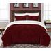 Gracewood Hollow Audet Ruffled and Lined 3-piece Comforter Set