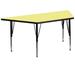 29''W x 57''L Trap Thermal Laminate Activity Table - Adjustable Short Legs