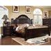 Vame Traditional Walnut Wood 2-Piece Poster Bedroom Set by Furniture of America