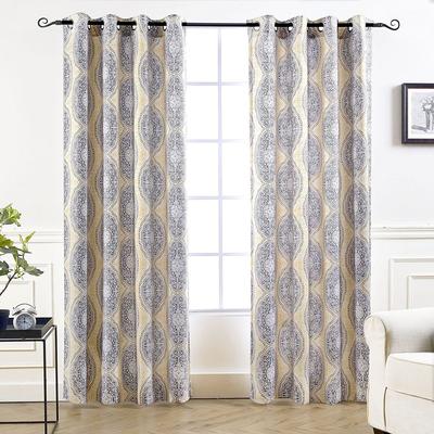 DriftAway Adrianne Pastel Damask Room Darkening Curtain Panel Pair