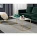 Convenience Concepts Gold Coast Faux Marble Rectangle Coffee Table