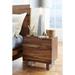 Ocean Natural Sengon 2-drawer Solid Wood Nightstand