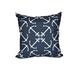 Anchor's Up Geometric Print 20-inch Throw Pillow