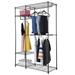 4-Tier Rod Closet Organizer Garment Rack Clothes Storage Hanger Shelf