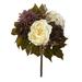 16" Peony, Hydrangea and Dahlia Artificial Flower Bouquet (Set of 2)