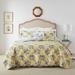 Laura Ashley Linley Cotton Reversible King Quilt Set