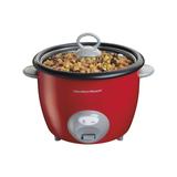 Hamilton Beach Red 20 Cup Ensemble Rice Cooker