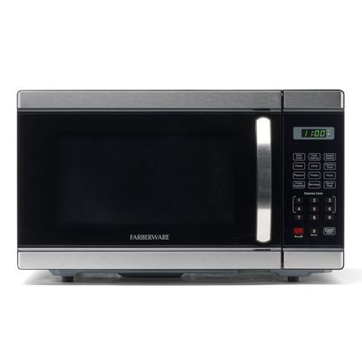 Farberware Professional FMO11AHTBKL 1.1 Cu. Ft. 1000-Watt Microwave Oven, Stainless Steel