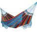 Handmade Artisanal Rainbow Cotton Hammock (Brazil)