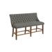 Best Quality Furniture Walnut Dining Bench With Nailhead Trim (Single)