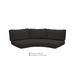 6 inch High Back Cushions for Curved Armless Sofa