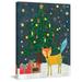 Marmont Hill - Handmade Christmas Fox Print on Wrapped Canvas