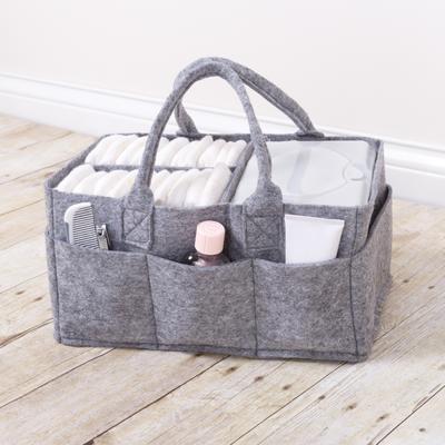 Gray Felt Storage Caddy