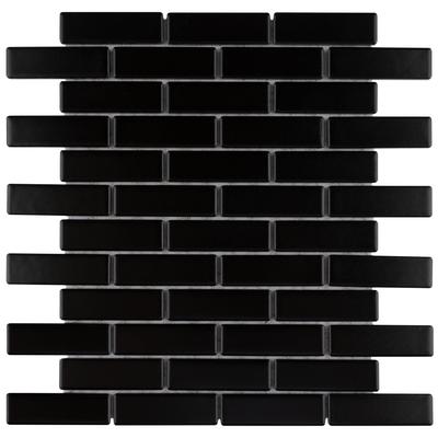 Merola Tile Metro Brick Subway Matte Black 11-1/2