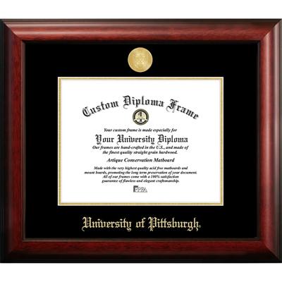 University of Pittsburgh 11w x 8.5h Gold Embossed Diploma Frame