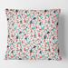 Designart 'Retro Abstract Pattern Design II' Mid-Century Modern Throw Pillow