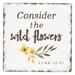 Counterart Absorbent Stone Coasters - Wild Flowers - Set of 4 - 4x4x66