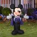 Gemmy Airblown Mickey in Vampire Costume Disney , 3.5 ft Tall, Multicolored