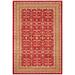 Bohemian Ziegler Alysia Red Green Hand-knotted Wool Rug - 6 ft. 0 in. X 8 ft. 9 in.