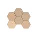 Aspect 11x4-inch Honeycomb Champagne Matted Metal Tile (3-pack)