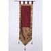 Maroon - Handmade Wall hanging Wall decor Tapestry with Tassels