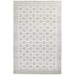 One of a Kind Hand-Knotted Modern & Contemporary 5' x 8' Abstract Wool Ivory Rug - 5'1"x7'11"