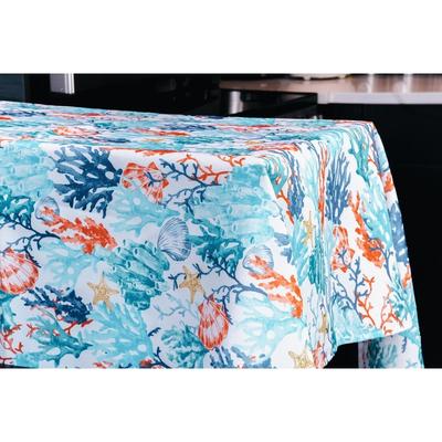 Coralee Indoor Outdoor 100 Polyester Tablecloth