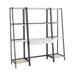 Naya Marble 3-Piece Ladder Desk and Bookcase Set by iNSPIRE Q Modern