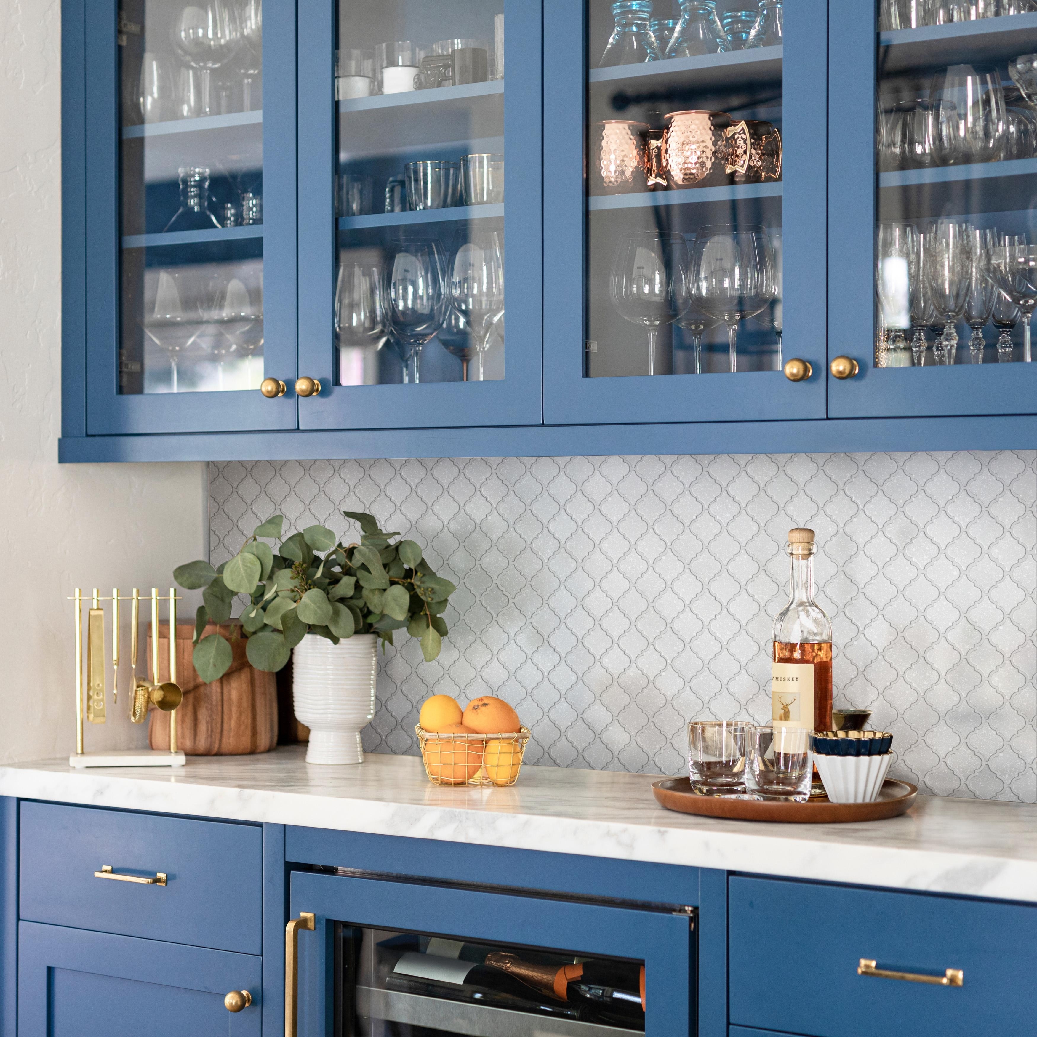 Merola Tile Hudson Tangier Crystalline Grey 12-3/8" x 12-3/8" Porcelain Floor and Wall Tile